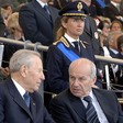 Il Presidente della Repubblica, Carlo Azeglio Ciampi, e il Presidente della Camera dei deputati, Fausto Bertinotti, assistono alla Cerimonia