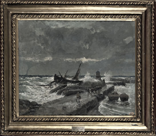 Navigli sul mare in tempesta (1818)