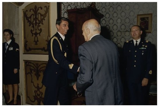 Presidente Napolitano riceve il Generale Ugo De Carolis