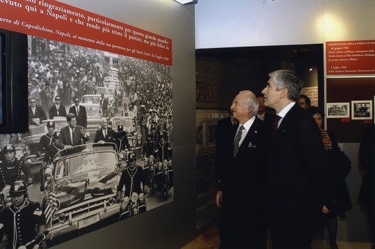Visita della Mostra 'Kennedy 1963-2003'