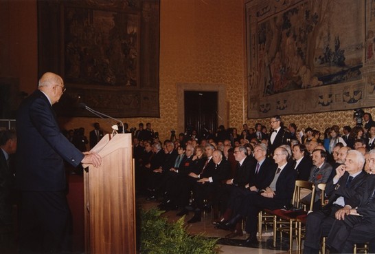 Intervento del Presidente della Fondazione della Camera dei deputati, Giorgio Napolitano