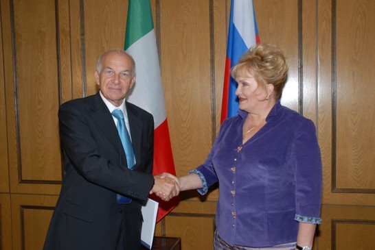 Visita Ufficiale del Presidente della Camera dei deputati, Fausto Bertinotti, nella Federazione Russa