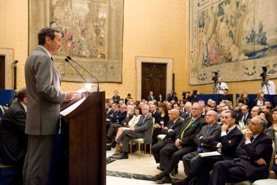 Incontro  dibattito sul tema U.E. e la crisi: come uscire dal tunnel, promosso dallAspen Institute Italia