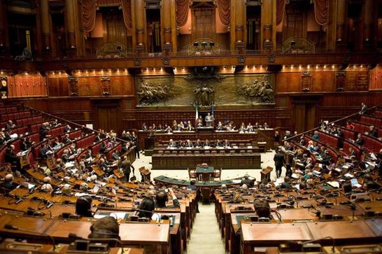 I lavori della Settima Sessione plenaria dell'Assemblea parlamentare dell'Unione per il Mediterraneo in corso nell'Aula di Montecitorio