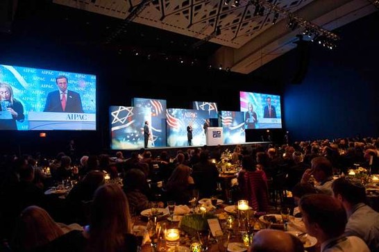 Washington Convention Center - Il Presidente della Camera dei deputati Gianfranco Fini interviene alla Conferenza annuale dell'AIPAC (American Israel Public Affairs Committee)