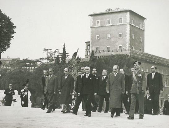 Visita tomba del Milite Ignoto dell'on. Segni