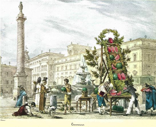 Il Cocomeraro in piazza Colonna