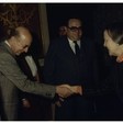 Il Presidente della Camera dei Deputati Nilde Iotti incontra il Presidente della DC cilena Patricio Aylwin