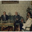 Il Presidente della Camera dei Deputati Nilde Iotti incontra l'Ambasciatore Sovietico Nikolaj Lunkov e il Consigliere particolare di Gorbaciov  Anatoly Dobrynin