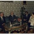 Il Presidente della Camera dei Deputati Nilde Iotti incontra l'Ambasciatore Sovietico Nikolaj Lunkov e il Consigliere particolare di Gorbaciov  Anatoly Dobrynin