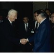 Incontro del Presidente Iotti con il Presidente della Repubblica tedesca Von Weiszacker