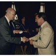Il Presidente Giorgio Napolitano consegna le medaglie d'oro ai pensionati della Camera