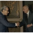Incontro del Presidente Napolitano con il prof. Saja