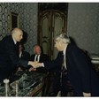Il Presidente della Camera dei Deputati Giorgio Napolitano incontra il Primo Ministro israeliano Yitzhak Rabin