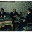 Il Presidente della Camera dei Deputati Giorgio Napolitano riceve il Principe eriditario del Regno Ascemita di Giordania Hassan Bin Talal
