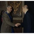 Il Pres. Napolitano riceve il gen. Federici  comandante generale dell'Arma dei Carabinieri