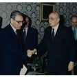 Il Presidente Napolitano incontra il Segretario generale dell'O.N.U. Boutros Ghali