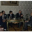 Il Presidente della Camera dei Deputati Giorgio Napolitano riceve Luciano Caveri e il Presidente dell'AVIS