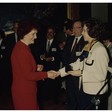 Il Presidente Irene Pivetti consegna le medaglie agli ex dipendenti della Camera dei Deputati