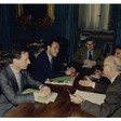 Il Vice Presidente della Camera dei deputati Luciano Violante  incontra una delegazione Francese