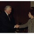 Il Presidente della Camera Irene PIVETTI incontra il Presidente della Repubblica Lituana ALGIRDAS BRAZAUSKAS