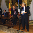 Il Presidente della Camera dei deputati, Luciano Violante, riceve il Presidente del Congresso dei deputati del Regno di Spagna, Federico Trillo-Figueroa