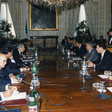 Il Presidente della Camera dei deputati, Luciano Violante, riceve il Presidente della Repubblica del Kazakhstan, Nursultan Äbişulı Nazarbaev