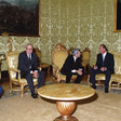 Il Presidente della Camera dei deputati, Luciano Violante, a colloquio con il Re di Spagna, Juan Carlos I, e la Regina, Sofia di Grecia
