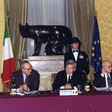 Il Presidente della Camera dei deputati, Luciano Violante, partecipa ad una riunione con i Presidenti dei Parlamenti europei sulla qualità della legislazione
