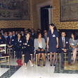 Entrata in servizio dei Consiglieri Parlamentari: cerimonia con il Presidente della Camera dei deputati, Luciano Violante
