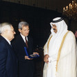 Il Presidente della Camera dei Deputati Luciano Violante riceve S.A.R. del Qatar Hamad P. Khalifa Al-Thani.