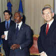 Il Presidente del Senato della Repubblica, Nicola Mancino, ed Il Presidente della Camera dei deputati, Luciano Violante, incontrano il Segretario Generale dell'ONU Kofi Annan