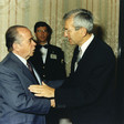 Il Presidente della Camera dei Deputati Luciano Violante incontra il Presidente del Senato Cileno, AndrÃÂ©s Zaldivar