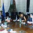 Il Presidente della Camera dei deputati, Pier Ferdinando Casini, riceve una delegazione di Parlamentari del Gruppo parlamentare del PSE al Parlamento Europeo
