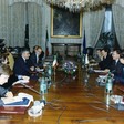 Il Presidente della Camera dei deputati, Pier Ferdinando Casini, a colloquio con il rappresentante speciale del Presidente della Federazione Russa, Sergey Kirienko