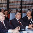 Il Presidente della Camera dei deputati, Pier Ferdinando Casini, assiste alla presentazione del sito Internet dell'Archivio Storico