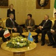 Il Presidente della Camera dei deputati, Pier Ferdinando Casini, a colloquio con il Presidente della Reppubblica del Kazakhstan, Nursultan Abishivech Nazarbayev