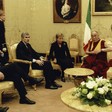 Il Presidente della Camera dei deputati, Pier Ferdinando Casini, a colloquio con il Dalai Lama