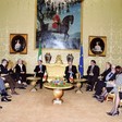 Il Presidente della Camera dei deputati, Pier Ferdinando Casini, riceve il Presidente della Repubblica di Romania, Traian Basescu
