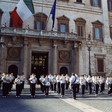 Esibizione della banda musicale dell'Aeronautica.