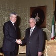 Il Presidente della Camera dei deputati, Pier Ferdinando Casini, riceve il Presidente dell'Autorità Palestinese, Abu Mazen