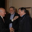 Il Presidente della Camera dei deputati, Fausto Bertinotti, riceve il Fondatore dell'Associazione 'Libera', Don Luigi Ciotti.