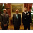 Il Presidente della Camera dei deputati, Fausto Bertinotti, riceve il Comandante generale dell'Arma dei Carabinieri, Luciano Gottardo