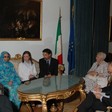 Visita alla Camera dei deputati di una delegazione dell'Associazione di solidarietà con il popolo Sahrawi