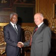 Visita alla Camera dei deputati del Segretario generale dell'ONU, Kofi Annan