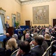 Palazzo Montecitorio - Il Presidente della Camera Gianfranco Fini interviene alla presentazione del rapporto annuale dell'INPDAP