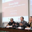 Roma - Il Presidente della Camera Gianfranco Fini partecipa al convegno 'Green Italy - Ambiente innovazione e qualità per sfidare il futuro'