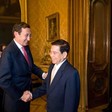 Palazzo Montecitorio - Il Presidente della Camera Gianfranco Fini incontra il Presidente della Repubblica socialista del Vietnam Nguyen Minh Triet