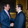 Il Presidente della Camera dei deputati Gianfranco Fini incontra il Primo Ministro del Libano Saad Hariri