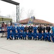 Rivolto (UD) - Il Presidente della Camera dei deputati Gianfranco Fini in visita al Gruppo di addestramento acrobatico Frecce Tricolori